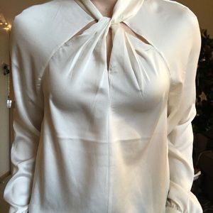 Ivory dressy top